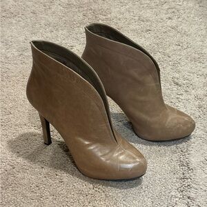 Jessica Simpson Taupe Heeled Boots